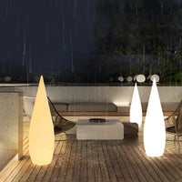 AquaGlow | Elegant Versatile LED Teardrop Outdoor Floor Lamp