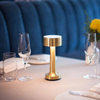 Cordless Rechargeable Table Lamp — Touch Dimming Bistro Lamp