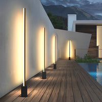Luminara | Elegant Waterproof LED Linear Outdoor Floor Lamp