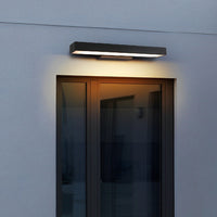 Motion Sensor Linear Outdoor Wall Light — Stainless Steel IP65