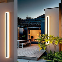 Luminara | Sleek Modern Acrylic Outdoor Wall Sconce Light
