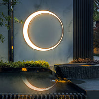 Lunaris | Elegant Modern Outdoor Cylinder Wall Light Fixture