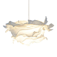 Paper Cloud Pendant Light — Sculptural Parchment Shade