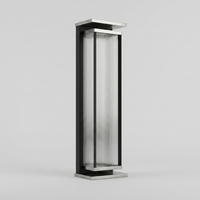 StellarGlow | Modern Sleek Stainless Steel Outdoor Wall Lantern