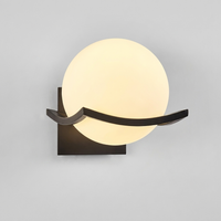 SiriusGlow | Modern Elegant Glass Globe Wall Sconce Lighting
