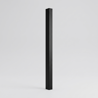 FloriStone | Modern Elegant Black Outdoor Wall Lantern Light Fixture