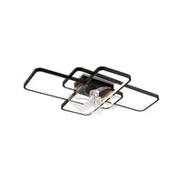 7-Blade Clear Ceiling Fan with Dimmable LED Light and Remote