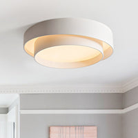 Concentric Ring LED Ceiling Light — Modern Flush Mount