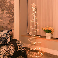 Spiral LED Christmas Tree Floor Lamp — 120 to 180 cm