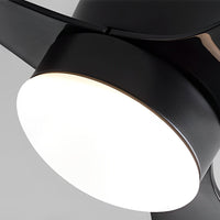 Byron 3-blade ceiling fan with LED light, 132 cm – view 5