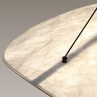 Woven Silk Fabric Pendant Light — Japandi Sculptural Shade