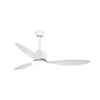 3-blade ceiling fan with light, flush or downrod, 132 cm – view 30