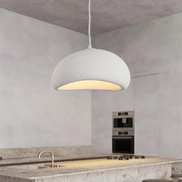 Wabi-Sabi Pendant Light — Sculptural Fibreglass Shade