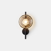 Tide Ripple Glass Wall Light — Stacked Disc LED Wall Sconce