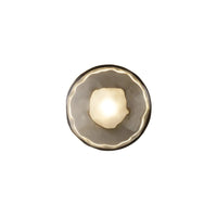 Tide Ripple Glass Wall Light — Stacked Disc LED Wall Sconce