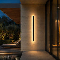 Long LED Strip Wall Light — Dimmable Outdoor Linear Sconce, IP65