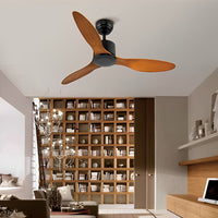 3-blade ceiling fan with light, flush or downrod, 132 cm – view 15