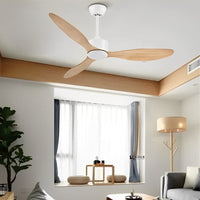 3-blade ceiling fan with light, flush or downrod, 132 cm – view 16