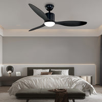 3-blade ceiling fan with light, flush or downrod, 132 cm – view 5