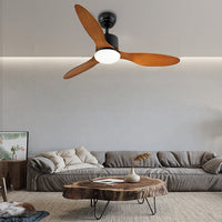 3-blade ceiling fan with light, flush or downrod, 132 cm – view 7