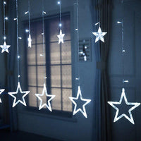 Star curtain fairy lights, 2.5 m – view 8