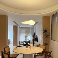 Woven Silk Fabric Pendant Light — Japandi Sculptural Shade