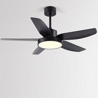 Noosa 5-blade downrod ceiling fan with LED light, 117 cm – view 6