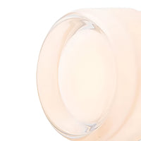 Dimpled Glass Wall Light — Dusk-to-Dawn LED Night Sconce
