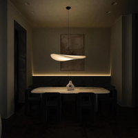Woven Silk Fabric Pendant Light — Japandi Sculptural Shade