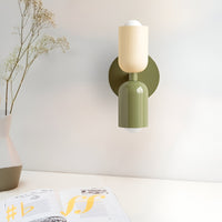 Colourful Up and Down Wall Light — Double Head Iron Sconce
