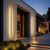 Long LED Strip Wall Light — Dimmable Outdoor Linear Sconce, IP65