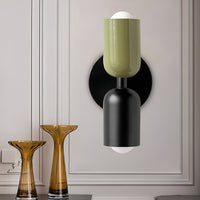 Colourful Up and Down Wall Light — Double Head Iron Sconce