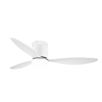3-blade ceiling fan with light, flush or downrod, 132 cm – view 22