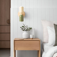 Colourful Up and Down Wall Light — Double Head Iron Sconce