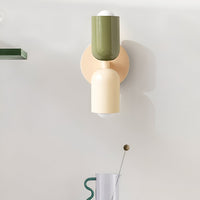 Colourful Up and Down Wall Light — Double Head Iron Sconce