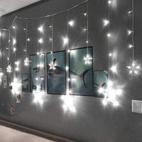 Star curtain fairy lights, 2.5 m – view 9