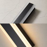 Long LED Strip Wall Light — Dimmable Outdoor Linear Sconce, IP65