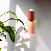 Colourful Up and Down Wall Light — Double Head Iron Sconce