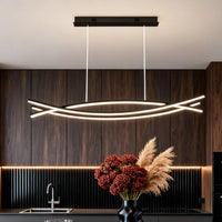 AeroWave | Sleek Modern Aluminum LED Hanging Ceiling Light 1
