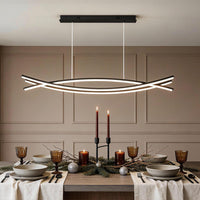 AeroWave | Sleek Modern Aluminum LED Hanging Ceiling Light 2