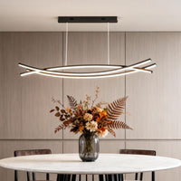 AeroWave | Sleek Modern Aluminum LED Hanging Ceiling Light 3