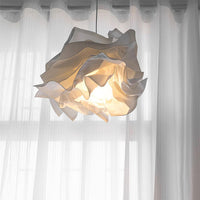 Paper Cloud Pendant Light — Sculptural Parchment Shade