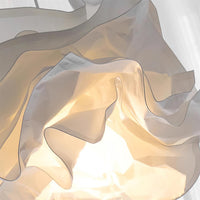 Paper Cloud Pendant Light — Sculptural Parchment Shade