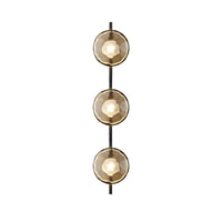Tide Ripple Glass Wall Light — Stacked Disc LED Wall Sconce