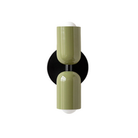 Colourful Up and Down Wall Light — Double Head Iron Sconce