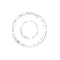 Tide Ripple Glass Wall Light — Stacked Disc LED Wall Sconce