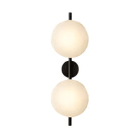 Tide Ripple Glass Wall Light — Stacked Disc LED Wall Sconce