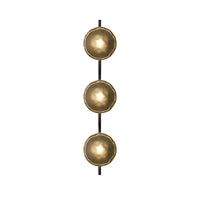 Tide Ripple Glass Wall Light — Stacked Disc LED Wall Sconce