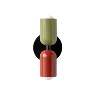 Colourful Up and Down Wall Light — Double Head Iron Sconce