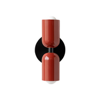 Colourful Up and Down Wall Light — Double Head Iron Sconce
